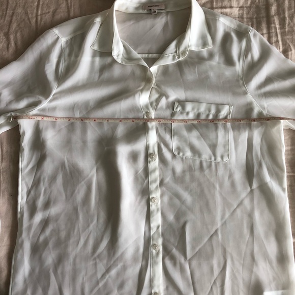 NWOT Aritzia Sunday Best - White Button Down Shirt - Size Small - Picture 6 of 7